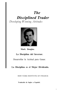 la disciplina del inversor .Mark Douglas