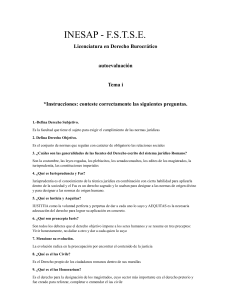 Autoevaluación Derecho Burocrático: Conceptos Clave