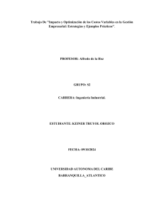 Costos Variables: Impacto y Optimización en la Gestión Empresarial