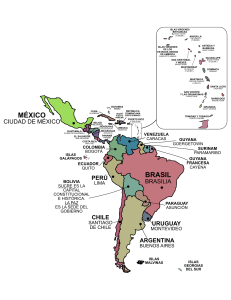 Mapa de Latinoamérica