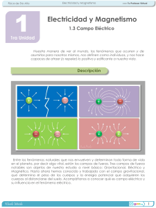 Electricidad y Magnetismo: Campo Eléctrico (5to Año)