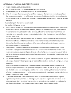 Autocuidado Parental: Guía para Cuidarse y Cuidar