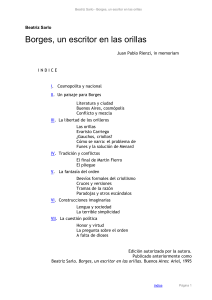 Sarlo, Beatriz - Borges, un escritor en las orillas