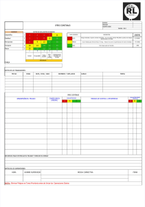 Formulario IPERC Continuo de Evaluación de Riesgos