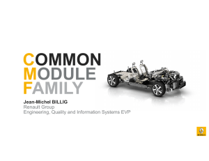 Renault CMF: Common Module Family Presentation