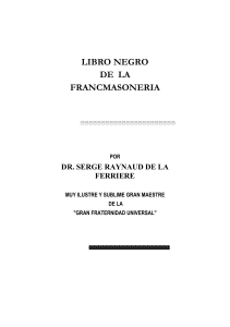 LIBRO NEGRO DE LA FRANCMASONERIA