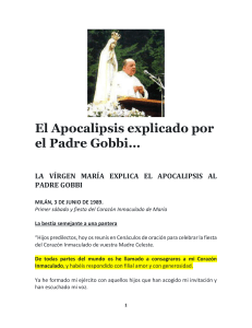 El Apocalipsis explicado por el Padre Gobbi