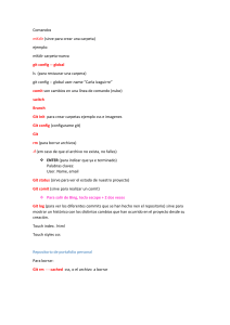 Guía rápida de comandos Git: Referencia esencial