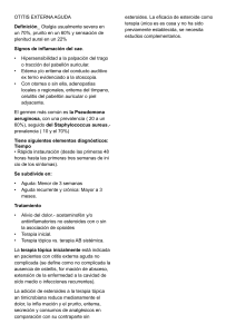 Otitis Externa Aguda: Definición, Signos y Tratamiento