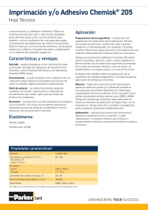 Datasheet---Chemlok205(CastilianSpanish) DS3172CS