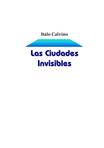 LAS CIUDADES INVISIBLES - ITALO CALVINO