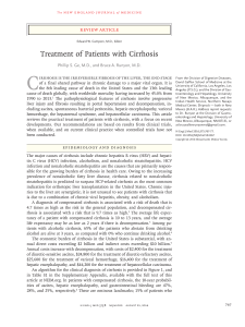 Cirrhosis Treatment: A Review of Current Practices & Management