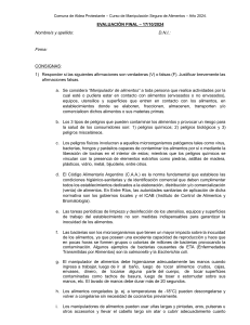 EVALUACIÓN FINAL - CURSO DE MANIPULADOR ALIMENTOS 2024