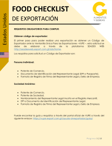 Estados-Unidos-checklist-exportacion-de-alimentos-2024