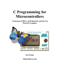 C Programming for Microcontrollers AVR