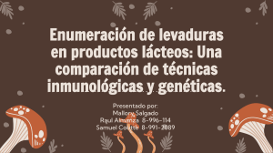 Enumeración de Levaduras en Lácteos: Técnicas ELISA vs. PCR