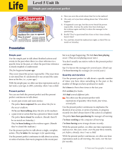 Grammar Worksheet L5 01b