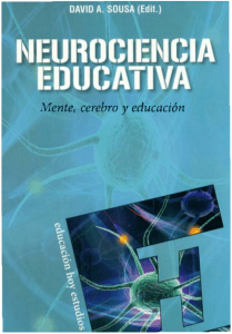 Neurociencia educativa Mente cerebro y e