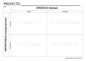 Eisenhower Matrix A4 Template