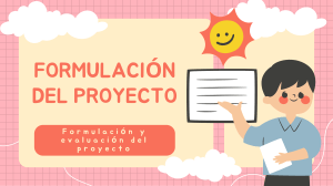 Formulacion del proyecto