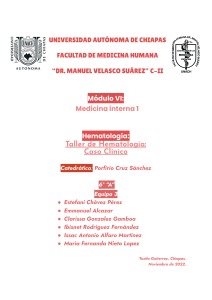 Caso Clínico: Anemia Ferropénica en Pediatría