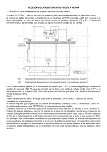 Medición de Resistencia de Puesta a Tierra: Guía Práctica