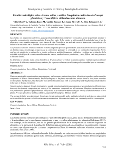 Prosopis y Yucca: Toxicidad y Análisis Fitoquímico