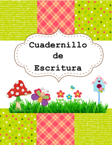 Cuadernillo de Escritura