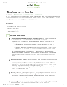 3 formas de hacer azúcar invertido - wikiHow