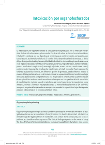 55 intoxicacion organofosforados sociedad de pediatria españa