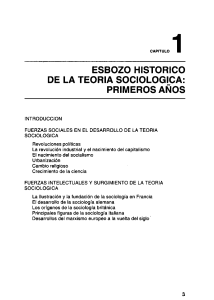 PRIMEROS AÑOS DE LA SOCIOLOGIA