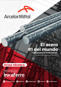 Ficha Técnica de Barras de Acero ArcelorMittal ASTM A615