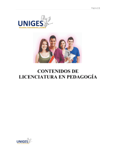 CONTENIDO PSICOLOGÍA DEL APRENDIZAJE