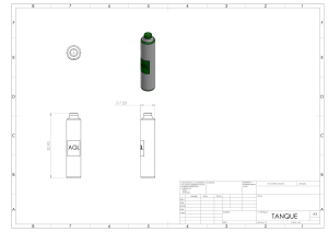 Plano Técnico de Tanque - Dimensiones y Detalles