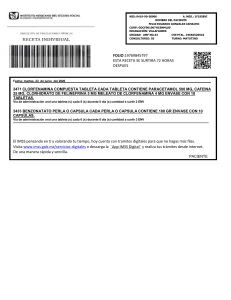 RECETA DEL IMSS