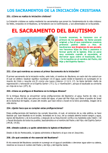 Sacramentos de Iniciación Cristiana: Bautismo y Confirmación