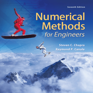 Numerical Methods for Engineers 7th Edition Steven C Chapra Raymond P Canale