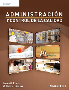 Administracion y control de calidad James R. Evans y William M. Lindsay Novena edición (1)