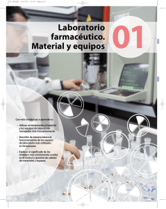 materiales y equipos de laboratorio de farmacia