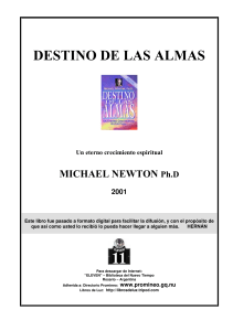 Destino de las almas Newton michael