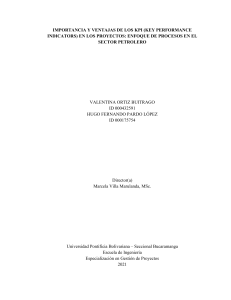 KPI en Proyectos Petroleros: Importancia y Ventajas