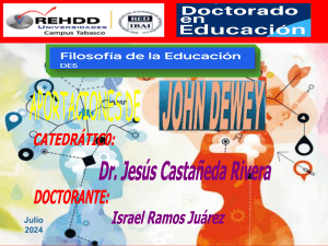 Aportaciones de John Dewey a la Educación