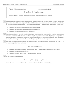 Ejercicios de Electromagnetismo: Inducción, Ondas y Vector de Poynting