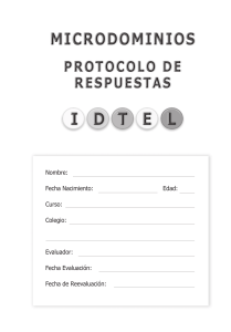 Protocolo IDTEL: Evaluación del Lenguaje Infantil