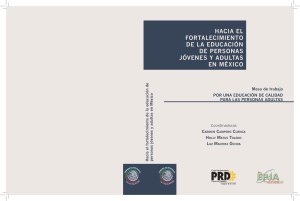 Educación de Adultos en México: Informe de Mesa de Trabajo