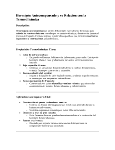 Hormigón Autocompensado y su Relación con la Termodinámica