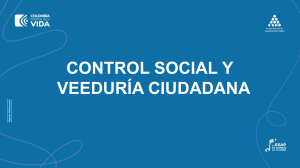 Control Social y Veeduría Ciudadana: Presentación ESAP