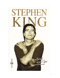 Stephen King - Mientras Escribo: Extracto del Libro