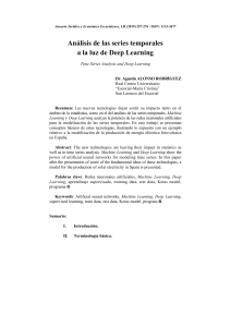 Análisis de las series temporales a la luz de Deep Learning