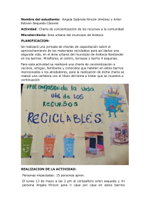 Informe: Concientización sobre Reciclaje en Aratoca